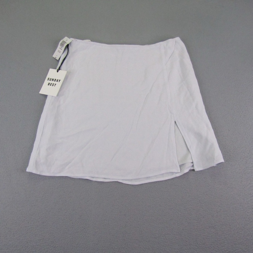 Sunday Best White Mini Skirt size 6. NWOT